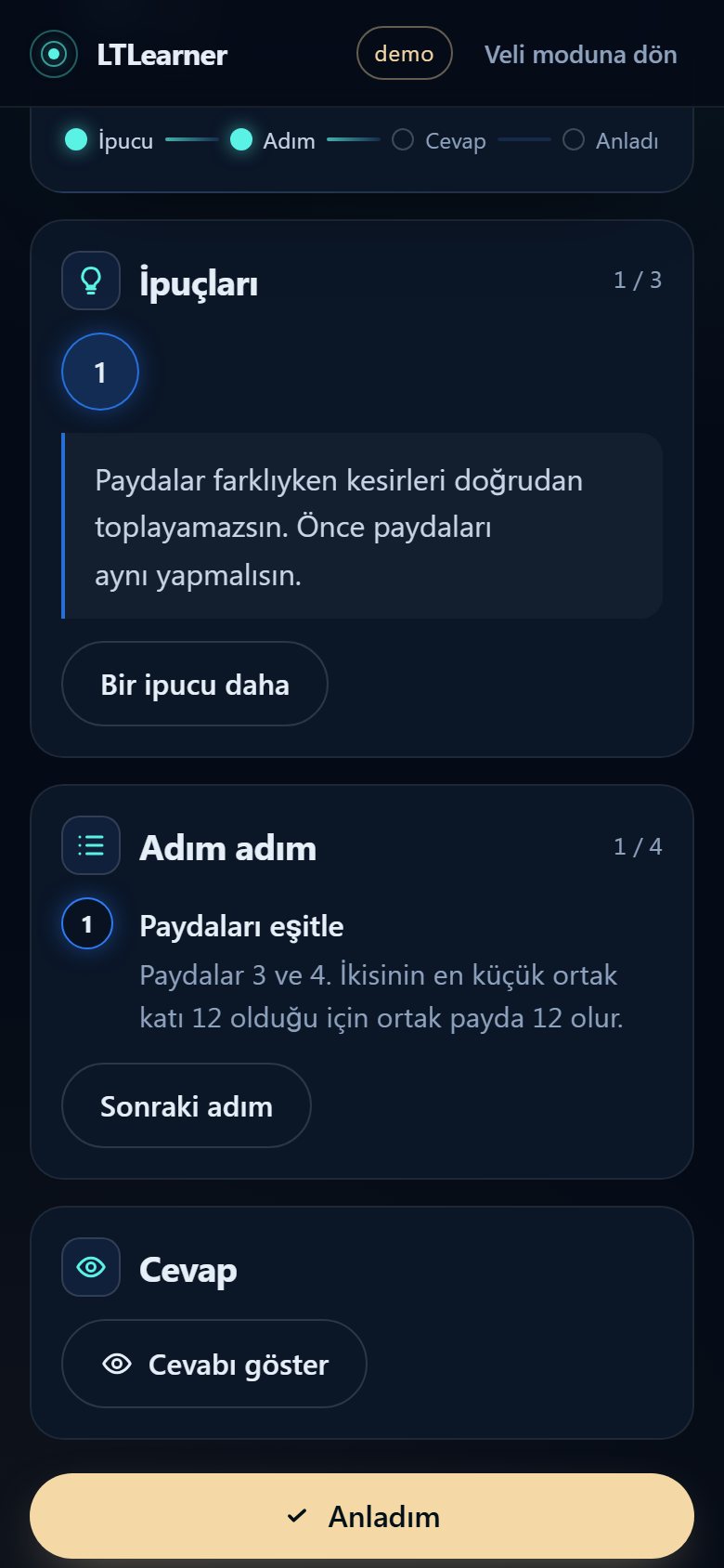 İpucu ve adım adım anlatım